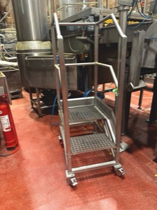 Galvanized Grating Stair Tread