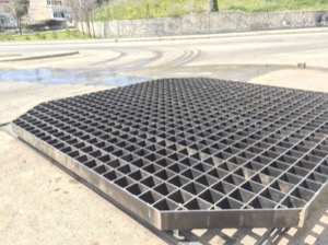 Özel Ölçü (5 mt Ø) ve Kalınlık (10mm.) Platform Izgarası