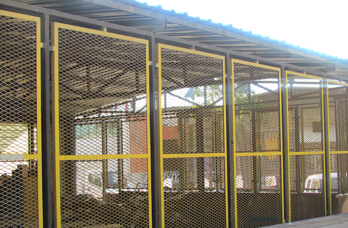 Expanded Metal as Fence